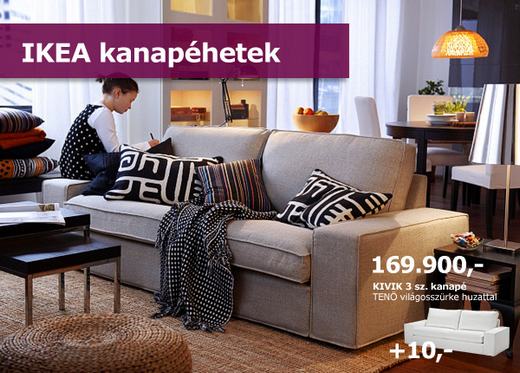 IKEA kanapéhetek 2011. szeptember 29. és november 9. között