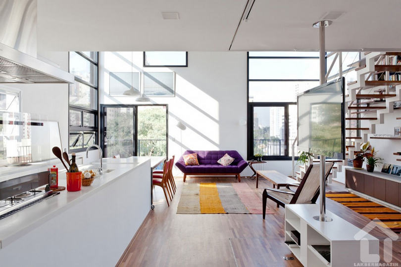 modern belso ketszintes Modern belső kétszintes lakás lenyűgöző nappalival és kreatív megoldásokkal 2lenyugozo nappalival es kreativ megoldasokkal 02