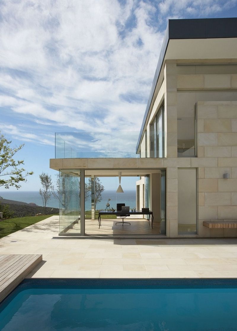 Homokkő és üveg ékszerdoboz - elegáns, modern ház a köves tengerparton | Garden Route, Dél Afrika 2