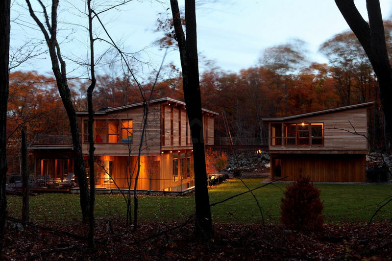 Vidéki ház az erdőben nagy beltéri medencével - Hudson Valley Country House 2