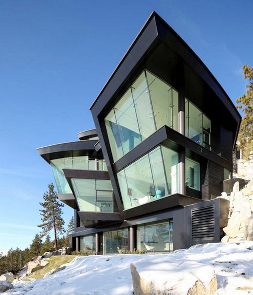 Ház a tónál - acél, üveg, beton - Lake House | Mark Dziewulski Építész Stúdió