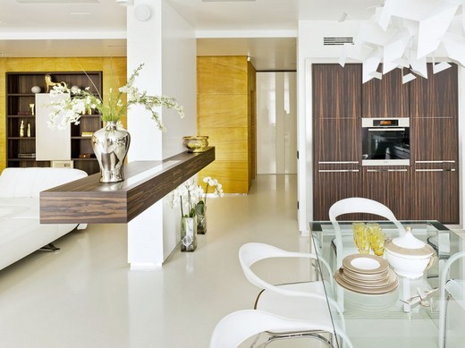 Gyönyörű modern lakás elegáns és látványos belsőépítészeti megoldásokkal 1