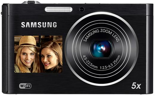 WiFi képes fényképezőgépekkel és kamerákkal indítja az évet  a Samsung - w ces 2012 dv300f f1 b