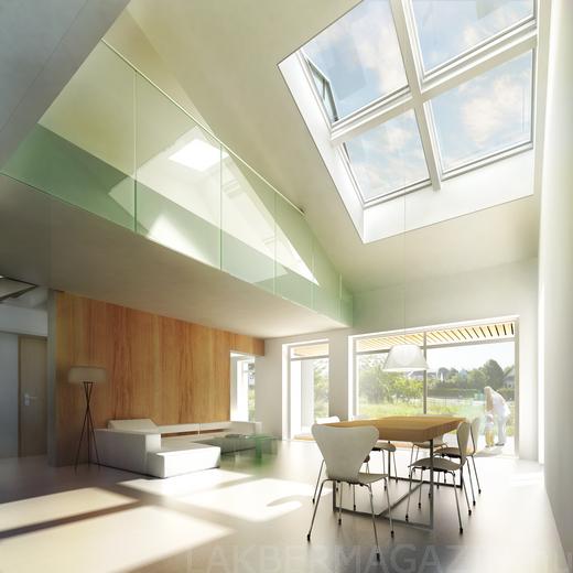 Velux Model Home 2020 program - karbonsemleges aktívházak velux Maison Air et Lumiere