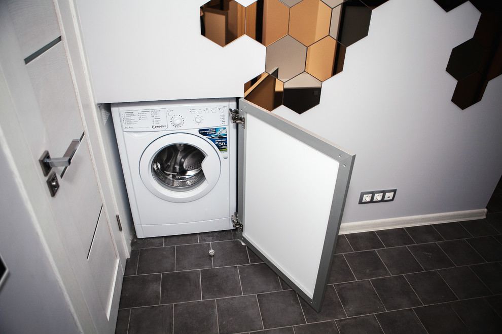 Hogyan helyezheted el a mosógépet praktikusan ha kicsi a fürdőszoba - 21 ötlet