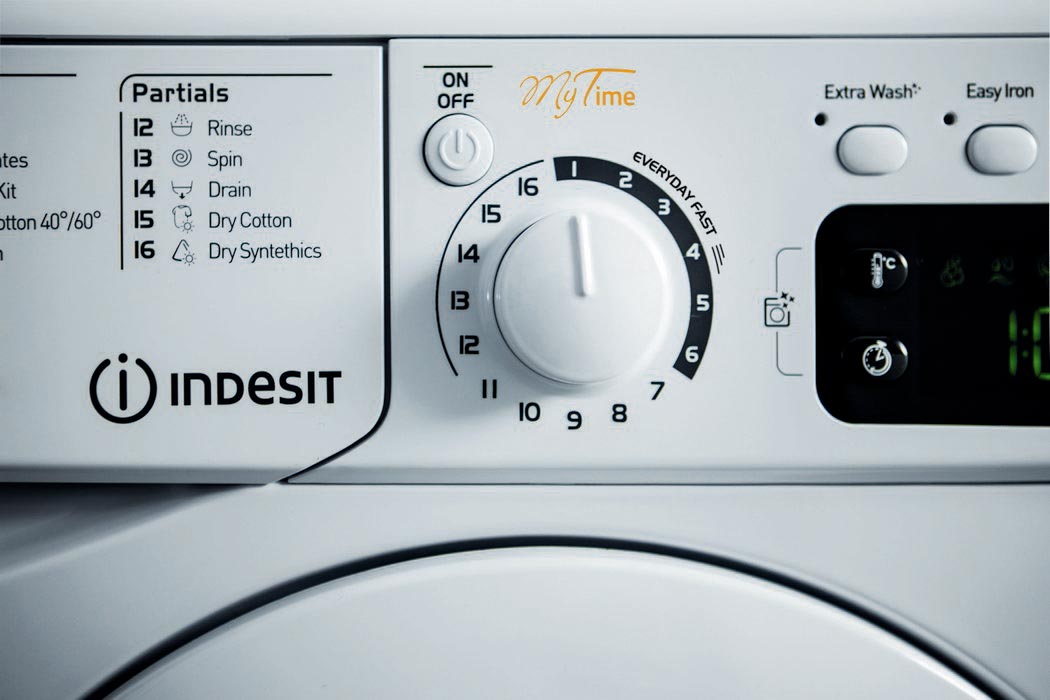 Indesit MyTime - az Indesit MyTime mosógépek kevesebb mint egy óra alatt végeznek a napi mosással