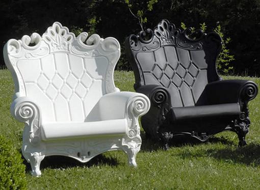 Barokk kerti karfás szék, fotel a SAW Italy-tól