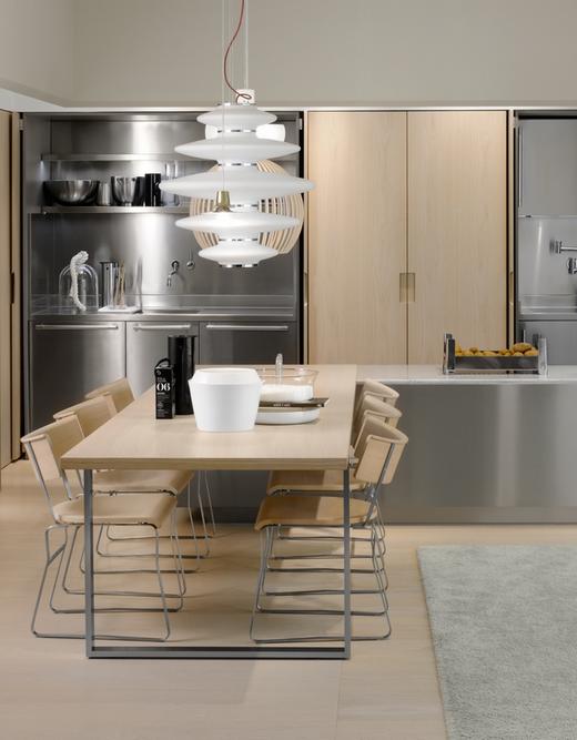 Arclinea konyha, nyitott terekhez ideális, sokoldalúan variálható, modern konyhabútor