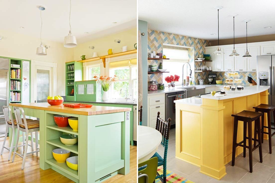Legyen színes a konyhabútor, konyhasziget - akár a régi, megunt konyhabútort is átfestheted