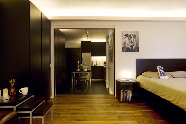 Agglegény lakás - 48nm-es stílusos, praktikus otthon, lakberendezés a szállodai lakosztályok hangulatával 1