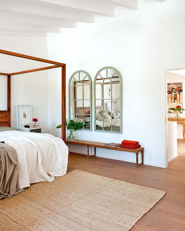 Hálószoba - Modern, természetes hangulatú mediterrán otthon - a kő és a fa szépsége