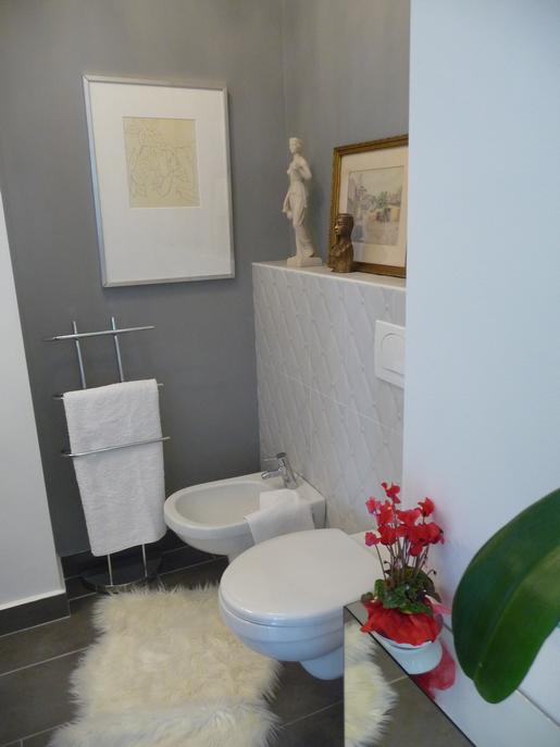 Matus Kati lakberendező - Penthouse lakás art deco ízekkel - fürdő