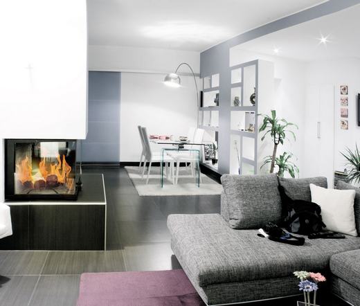 Finom design és modern elrendezés egy római lakásban -  Davide Coluzzi építész tervei 01
