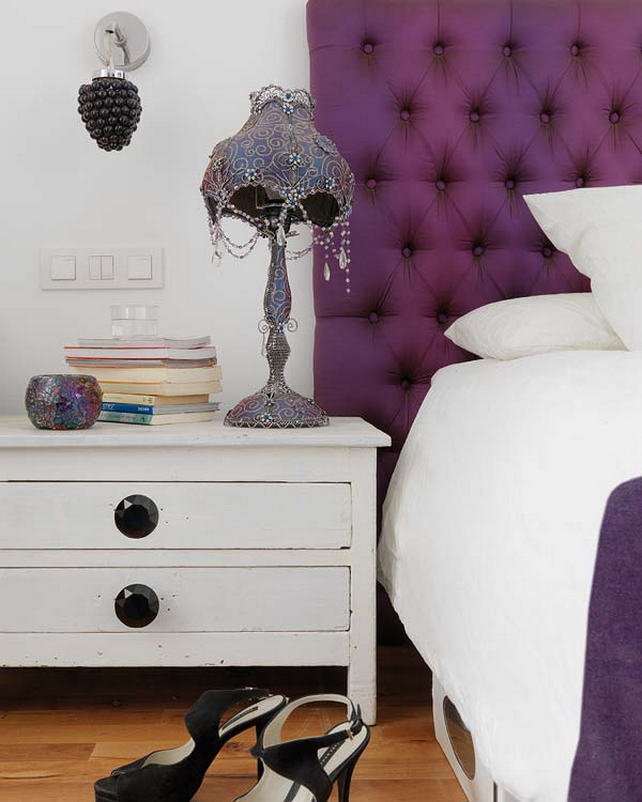 nőies hálószoba - Egy szép nőies és természetes modern lakás finoman rusztikus részletekkel 10