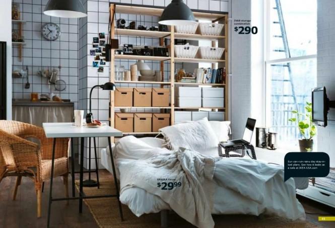 IKEA katalógus 2012 nappali szoba ötletek - kis lakás