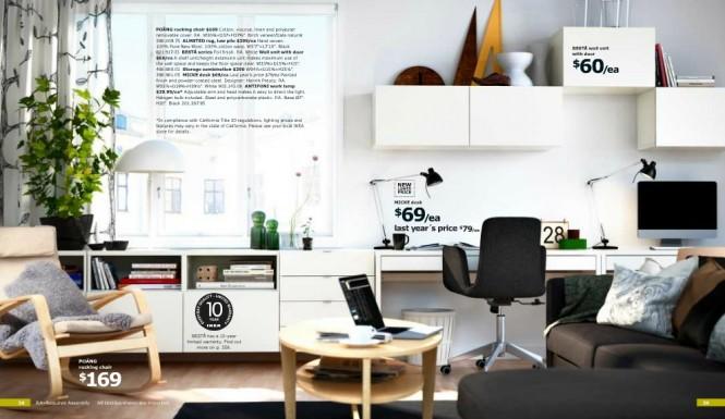 IKEA katalógus 2012 nappali szoba ötletek - modern