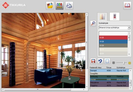 Tikkurila letölthető színtervező szoftver - Lakberendező programok online és a számítógépen