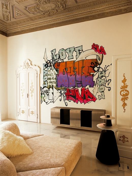 Látványos tapéta ötletek - faldekoráció betűkkel - Wall & Deco