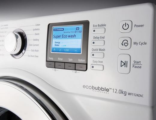 Samsung Eco Bubble mosógép - akár 70% energiamegtakarítás