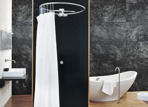 Zseniális zuhany és függöny sín egyben - tökéletes termék kis fürdőszobába