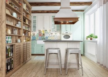 Vidéki hangulatú lakberendezés városi lakásban