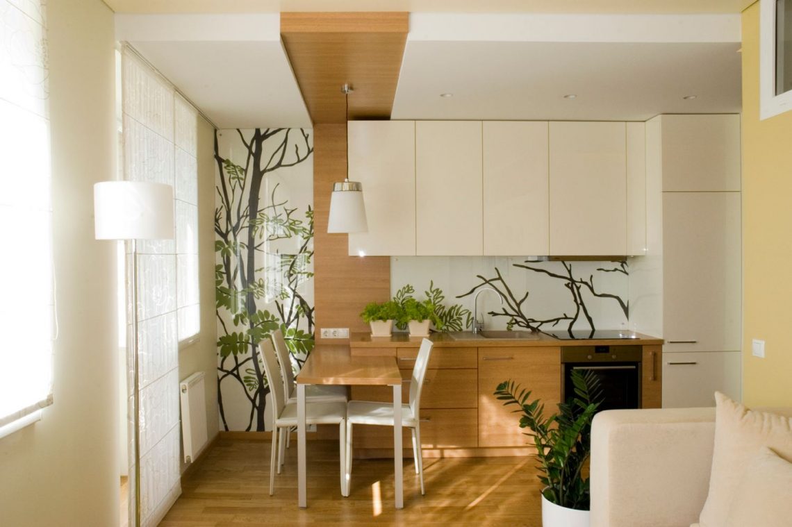 Egyszerű, szolid, természetes - szép kis 37m2-es lakás térnövelő lakberendezési megoldásokkal