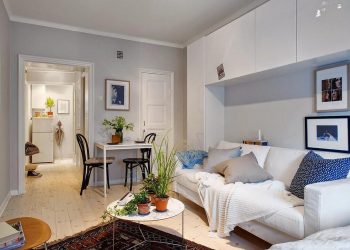 Mini lakás ötletek - 24m2 fiatalosan berendezve, a pici élettérhez képest teljes felszereltséggel