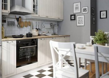 Otthonos, barátságos kis 41nm-es lakás IKEA bútorokkal és táblafestékkel dekorált nappali fallal