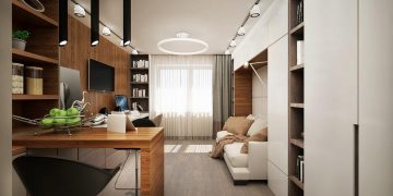 Kis lakás, otthon és munkahely egyben 25m2-en, modern stílusban, teljes funkcionalitással és kényelemmel