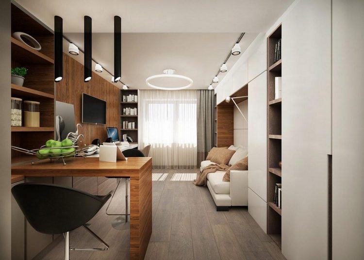 Kis lakás, otthon és munkahely egyben 25m2-en, modern stílusban, teljes funkcionalitással és kényelemmel