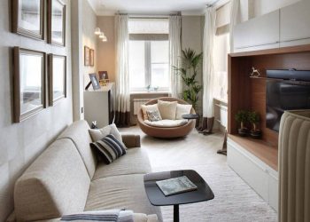 Nehezen berendezhető 39m2-es lakás, hosszú keskeny alaprajz – elegáns, élhető végeredmény