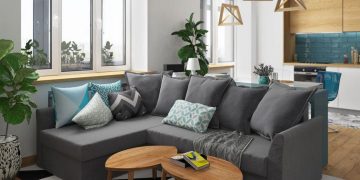 Modern, színes, fiatalos – 41m2-es egyszobás lakás IKEA termékekkel berendezve