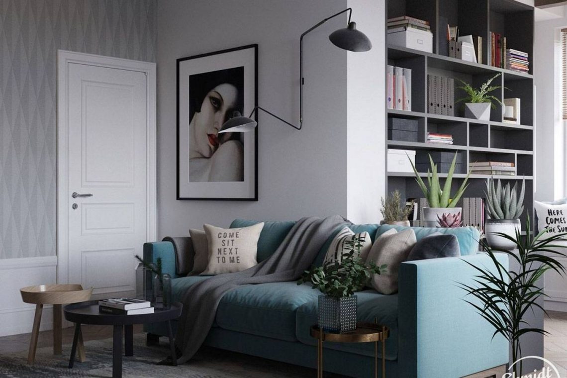 Négyfős család lakása két gyerekszobával – letisztult, változatos skandináv berendezés kellemes színekkel és mintákkal