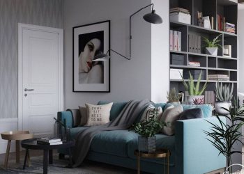 Négyfős család lakása két gyerekszobával – letisztult, változatos skandináv berendezés kellemes színekkel és mintákkal