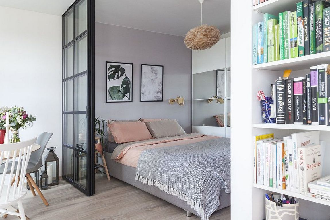 Fiatal pár 43m2-es, hangulatos lakása skandináv lakberendezési stílusban - tágas konyha-nappali és elkülönített háló