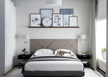 Egyszerű, könnyű, világos és letisztult berendezés 46m2-en - nagyon jól tervezett elosztás és funkcionalitás kétszobás lakásban