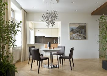 Fiatal család 105m2-es lakása - az idejétmúlt elosztás radikális átalakításával modern, elegáns és kényelmes tereket alkotott a lakberendező