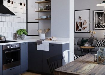 Hogyan módosította a tervező egy fiatal pár 47m2-es lakásának eredeti elosztását - új, modern berendezés, aktív életvitelhez