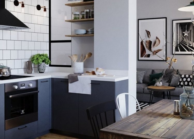 Hogyan módosította a tervező egy fiatal pár 47m2-es lakásának eredeti elosztását - új, modern berendezés, aktív életvitelhez