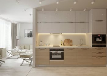 Sok tárolóhely 33m2-en, üveg tolóajtós külön hálószoba, konyha a folyosón - modern és funkcionális kis lakás