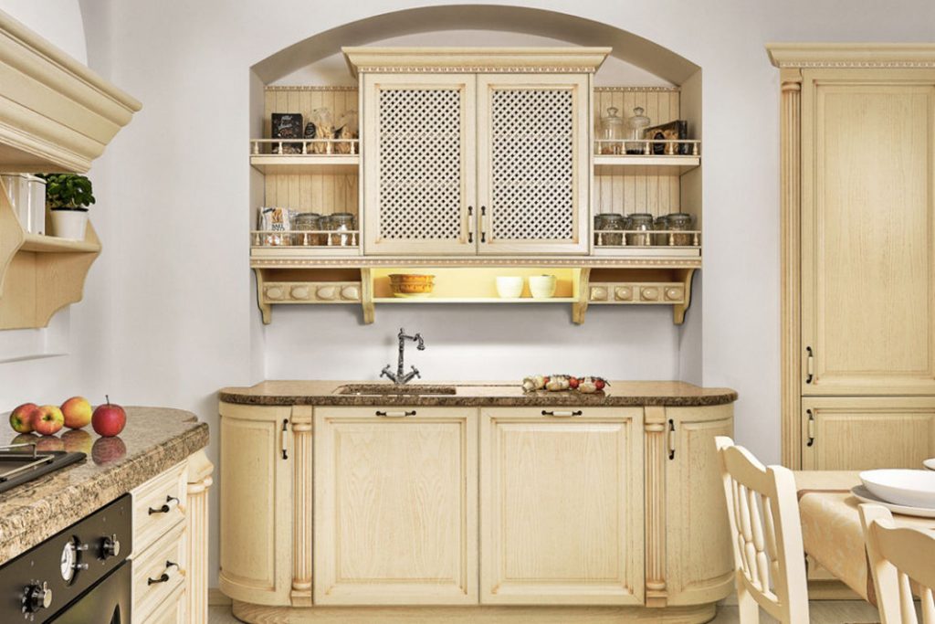 Klasszikus stílus a konyhában - a klasszikus bútorokkal berendezett konyha legfőbb jellemzője az időtlenség