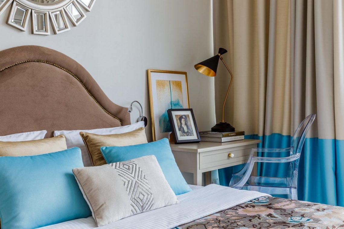 Új lakás nem szokványos, félköríves alaprajzzal, harmonikus és funkcionális lakberendezés 76m2-en két hálószobával