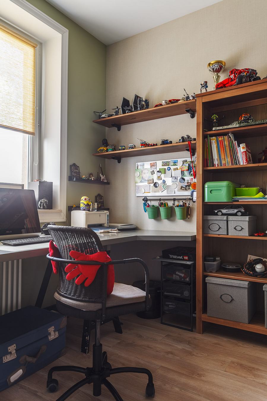 Amerikai lakberendezés, kényelem és természetesség nagyvárosi lakásban