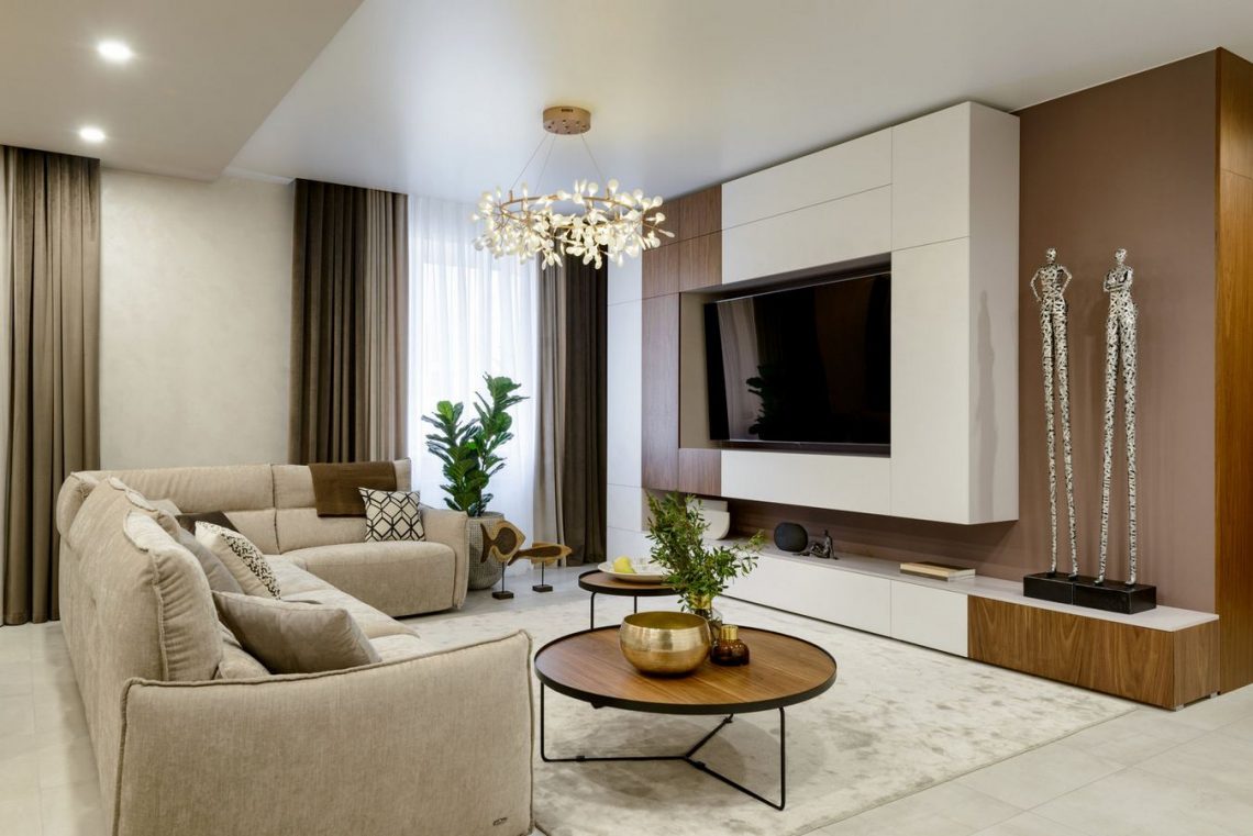 Családi otthon kényelmes minimál lakberendezéssel, 94m2-es, stílusos és funkcionális élettér háromszobás lakásban