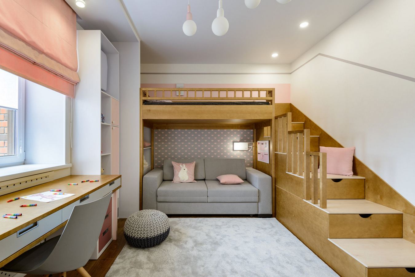 Családi otthon kényelmes minimál lakberendezéssel, 94m2-es, stílusos és funkcionális élettér háromszobás lakásban
