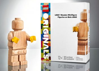 a minifigura 5:1 méretarányú, fa változatával indít az új LEGO® Originals™ sorozat