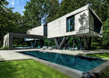 Sculptural concrete villa | VILLA NEO / QUERKOPF ARCHITEKTEN