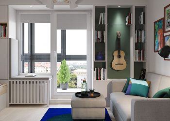 Tökéletesen praktikus, élhető, egyszerű de stílusos: férfi 34m2-es új lakása ötletes berendezéssel