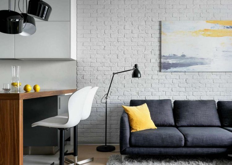 Tolóajtók, letisztult, modern berendezés 48m2-en fiatal pár lakásában