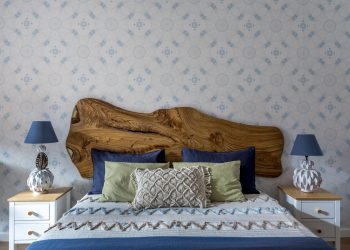 hálószoba - Új lakás napsütést és tengert idéző színekkel, természetes anyagokkal - fiatal pár 75m2-es otthona